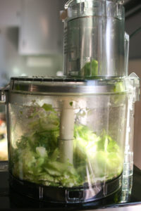brussels sprouts in food processor