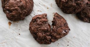 cinnamon double chocolate cookies