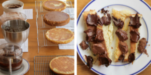 yellow cake with chocolate frosting comparison