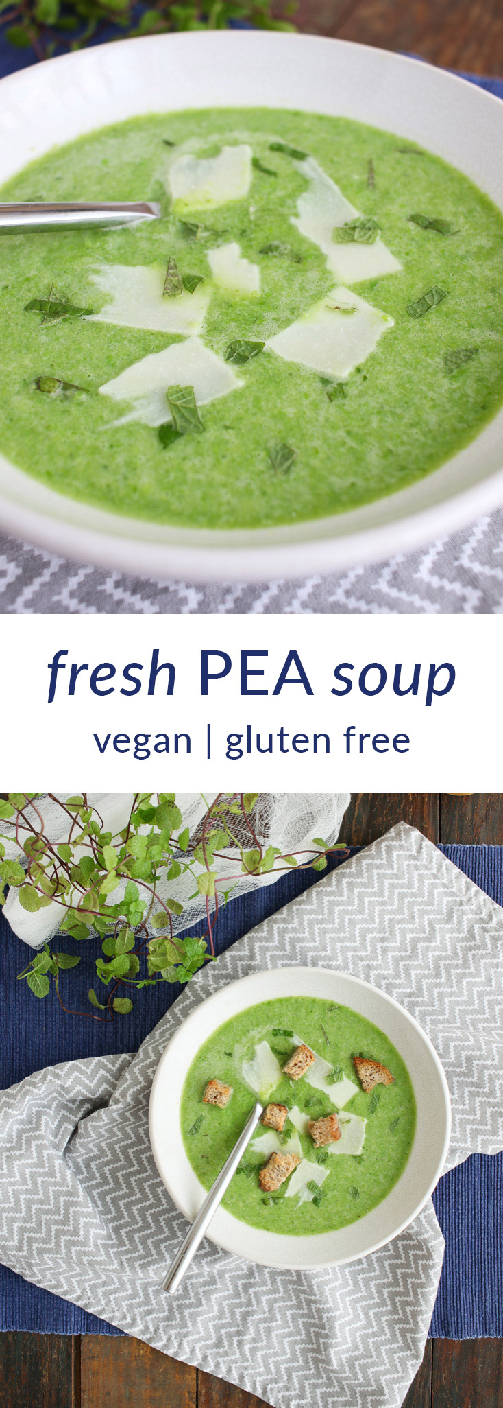 fresh pea soup | tasty seasons