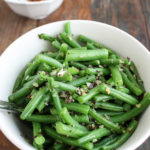 green beans with mustard seeds make a quick, delicious, and healthy vegetable side dish. crushed red pepper adds just a little bit of heat.