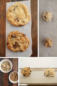 chocolate chip cookies, perfected. a relatively un-fussy recipe that yields amazing cookies, whether you rest the dough or not.