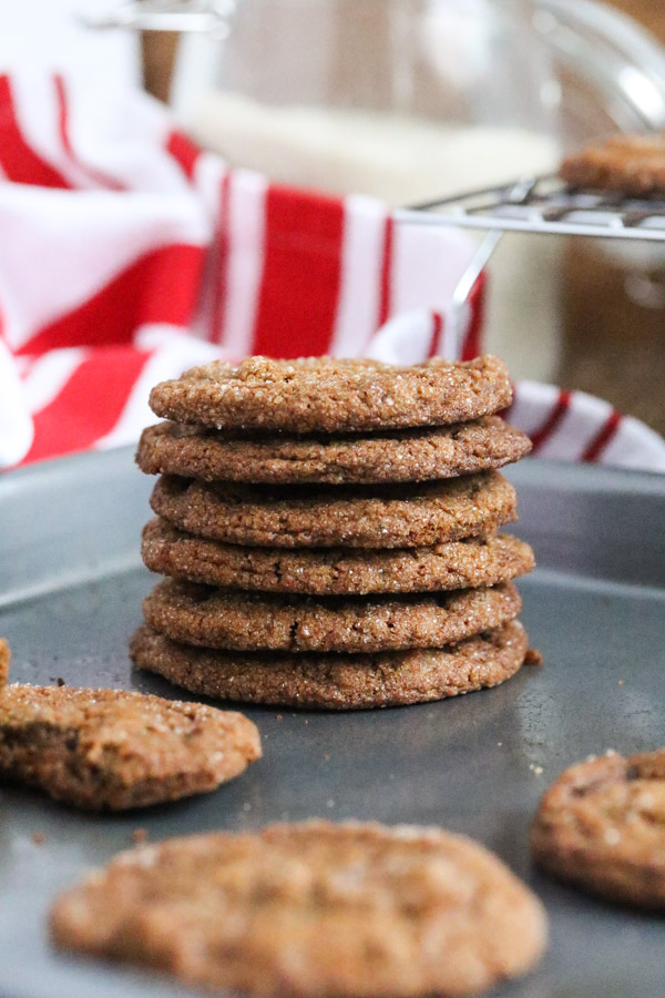 these chewy ginger cookies are delicious and they ship/keep well, so they are perfect for holiday baking, gifts, and cookie swaps. recipe doubles easily.