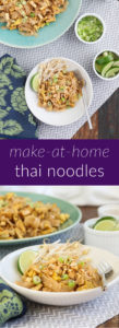 these thai noodles have great flavor without requiring *too* many difficult-to-track-down ingredients. the recipe is also adaptable.