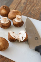 this creamy roasted mushroom soup is dairy-free! the creaminess comes from tofu. just 6 ingredients and very flavorful. GF, veg.