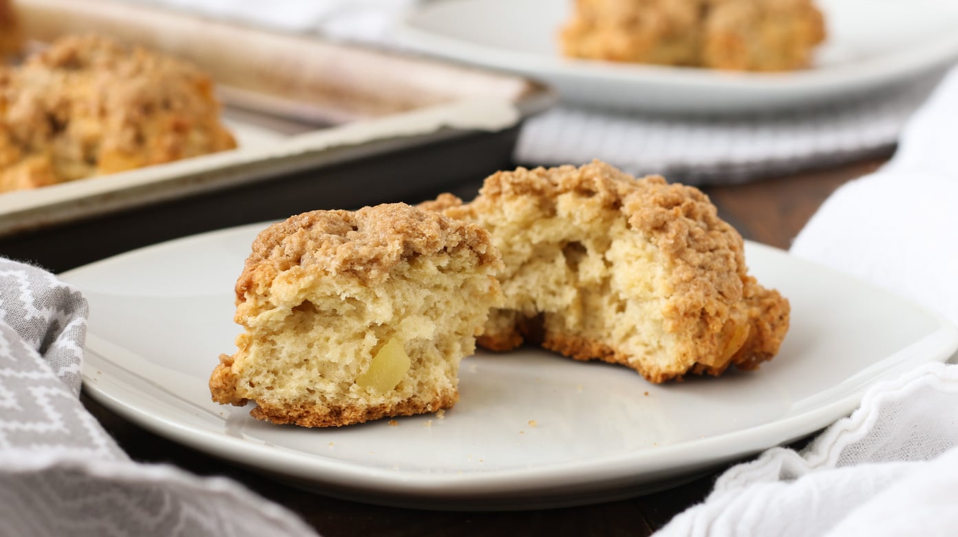ginger crumble scones have a sweet and spicy kick from ginger and a delicious crumble topping that makes them irresistible! 2 kinds of ginger combine to give these scones a gingery kick. get the recipe now!