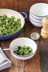 sesame ginger sugar snap peas are easy to make and packed with flavor from ginger, cilantro, and scallions. gluten free and vegan.