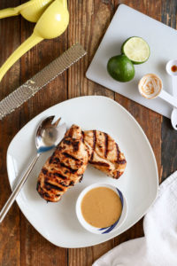 this simple grilled chicken marinade comes together quickly with just a few (mostly pantry) ingredients. perfect for summer grilling!