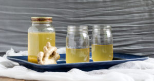 switchel is a refreshing summer drink with just 4 ingredients: apple cider vinegar, maple syrup, ginger, and water. easy and delicious.