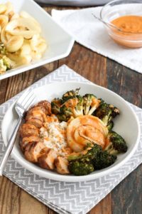 grilled vegetables and sausages with spicy peanut sauce is an easy summer dinner, made almost entirely on the grill. gluten free and dairy free.