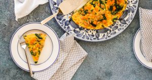 harvest frittata combines butternut squash, sage, and sausage in a delicious and hearty meal, perfect for any time of the day. gluten free.